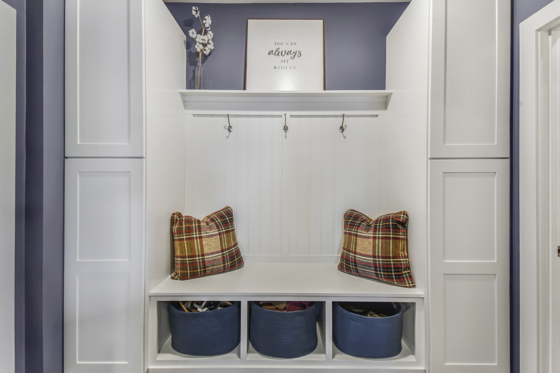 Custom mudroom